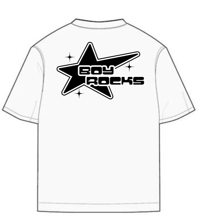 boyrocks - White Tee